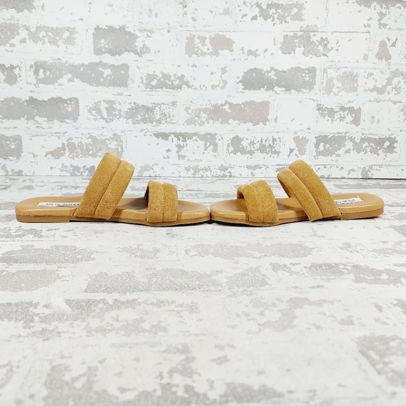 New Steve Madden Wizen Suede Slide Minimal Elegant Sandals B83 - Picture 7 of 11